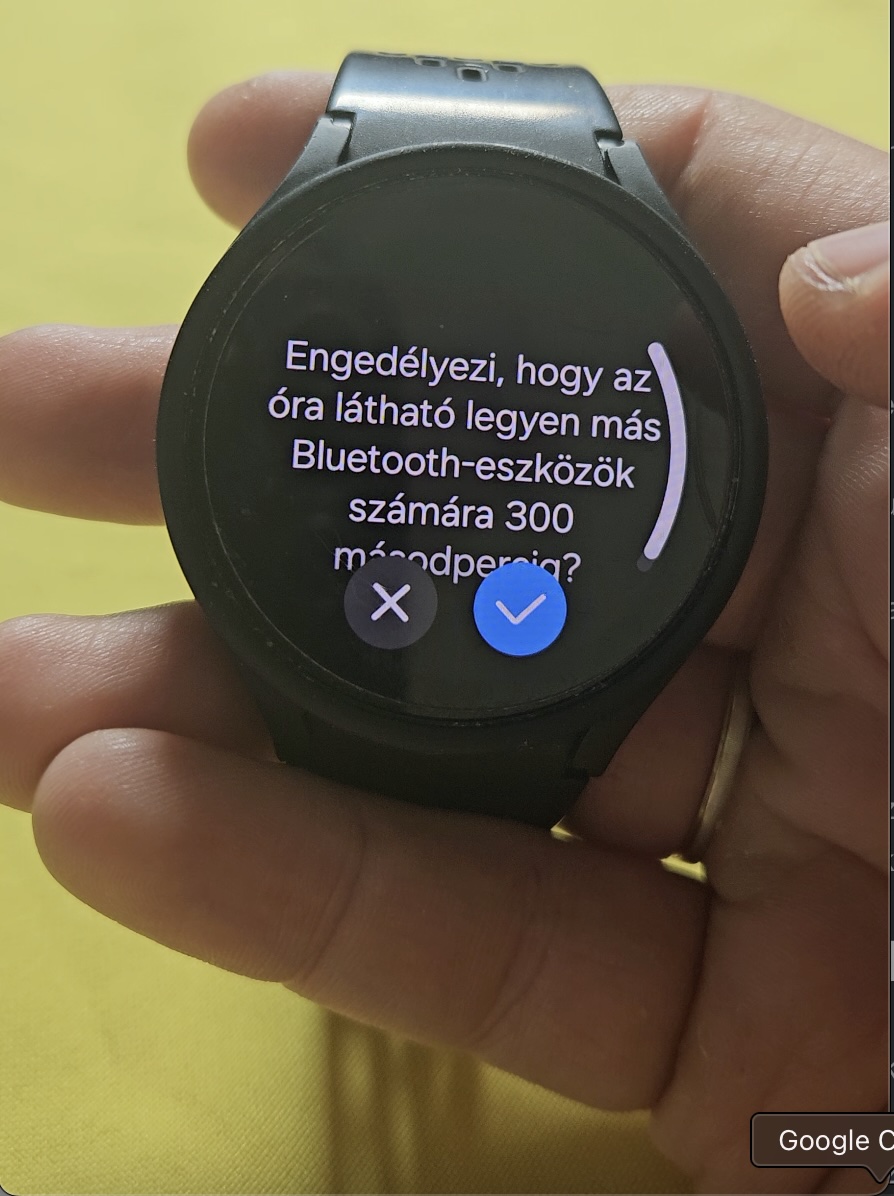 Bluetooth láthatóság engedélyezése